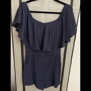 Endless Rose Off the Shoulder Romper. Size M